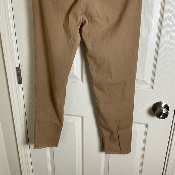 Ag Adriano Goldschmied Womens Khaki Pants tailored Trousers Size 28R - Picture 9 of 13